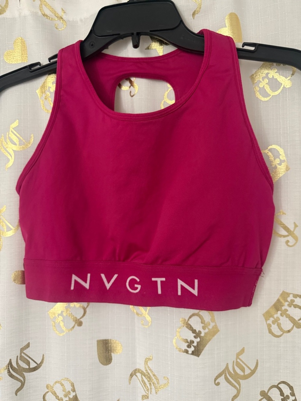 NVGTN Women's Magenta Seamless Trilogy Sports Bra